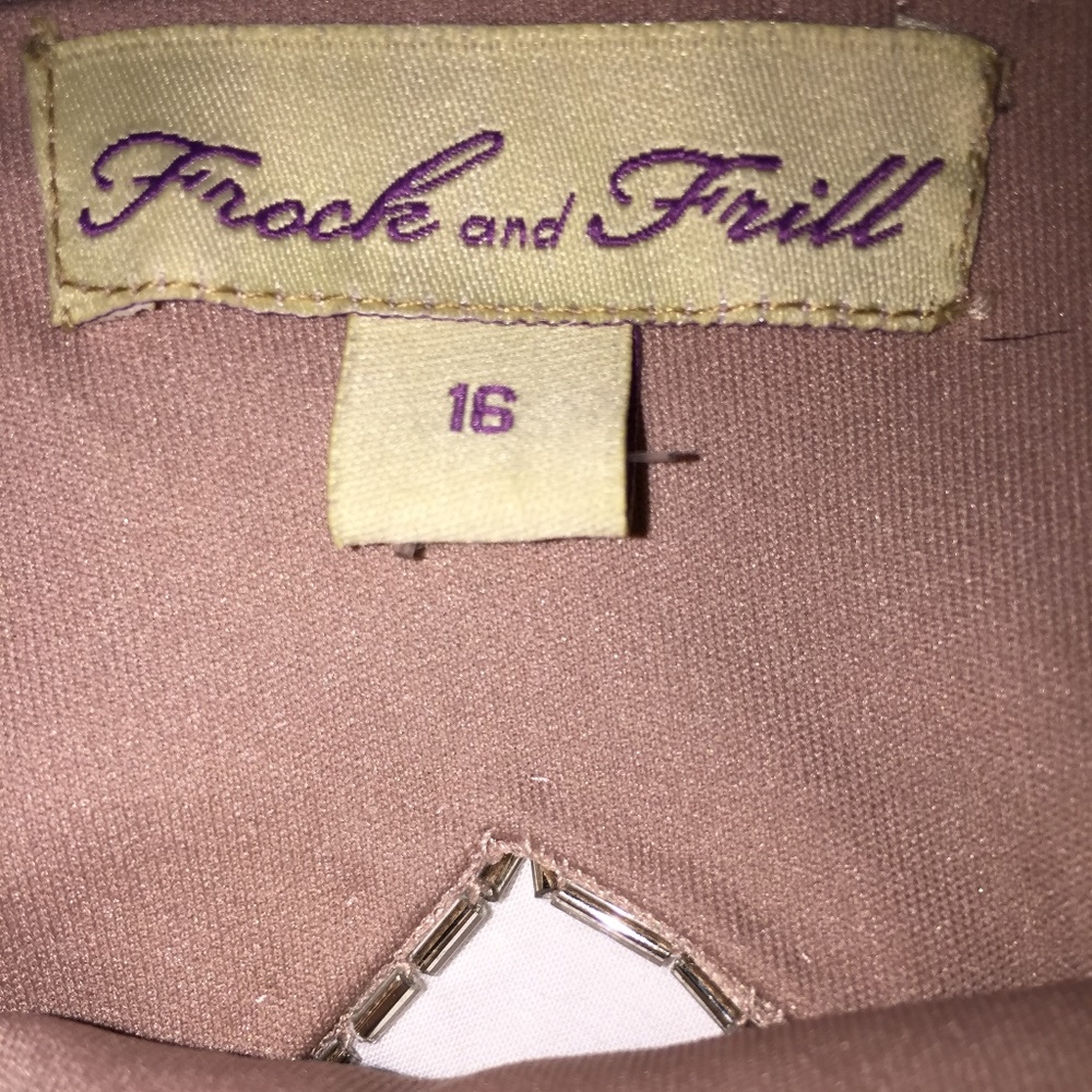 FROCK AND FRILL Beaded Flapper Dress L - Picture 3 of 6